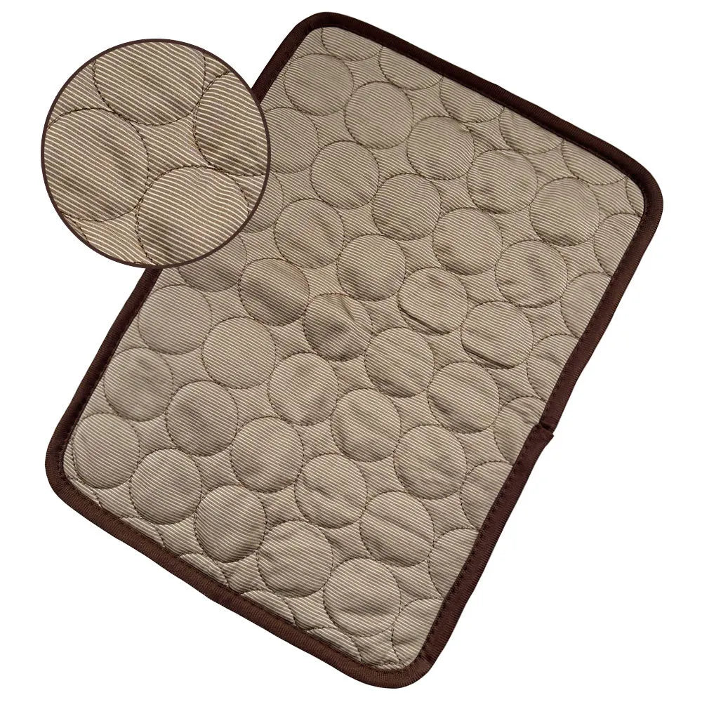 Cooling Mat for Dogs and Cats Made from Breathable Ice Silk