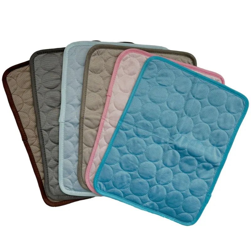 Cooling Mat for Dogs and Cats Made from Breathable Ice Silk