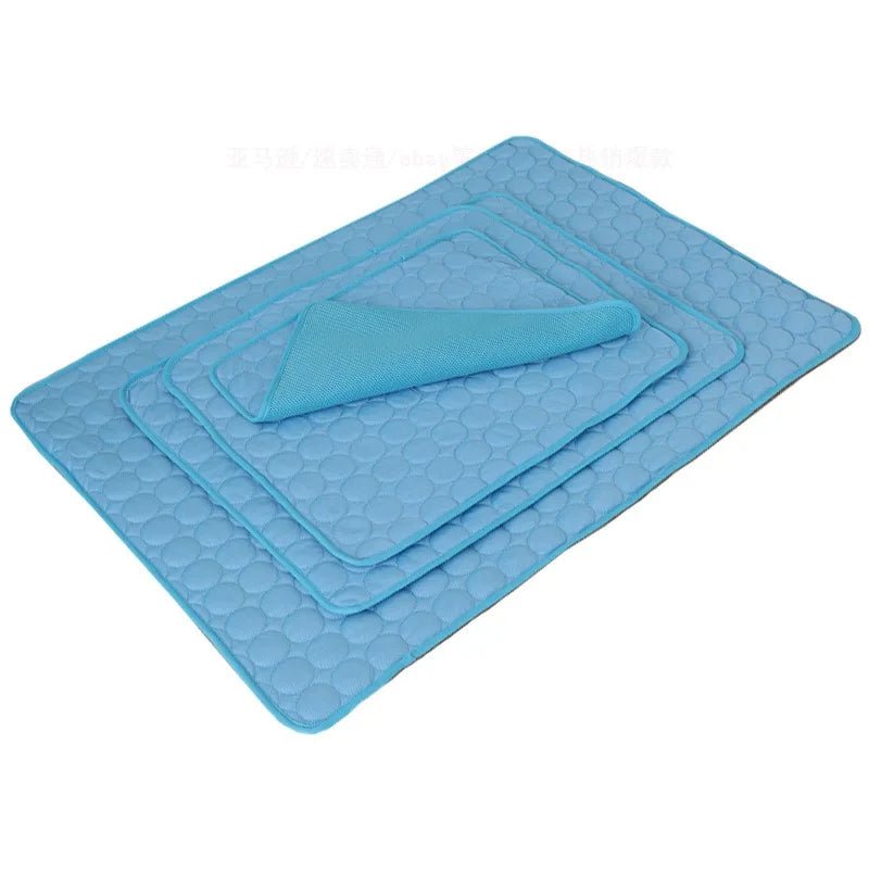 Cooling Mat for Dogs and Cats Made from Breathable Ice Silk