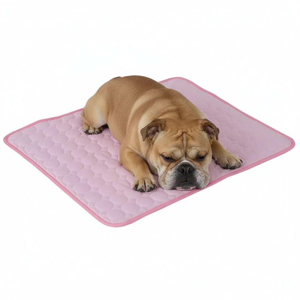Cooling Mat for Dogs and Cats Made from Breathable Ice Silk