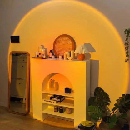 Stylish Projector Lamp with Sunset Effect for Living Spaces