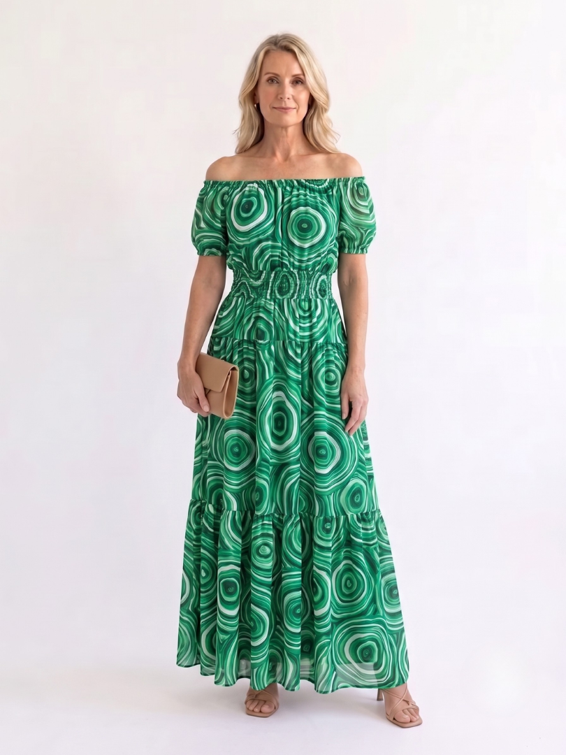 Women’s Off-Shoulder Floral Dress | Maxi