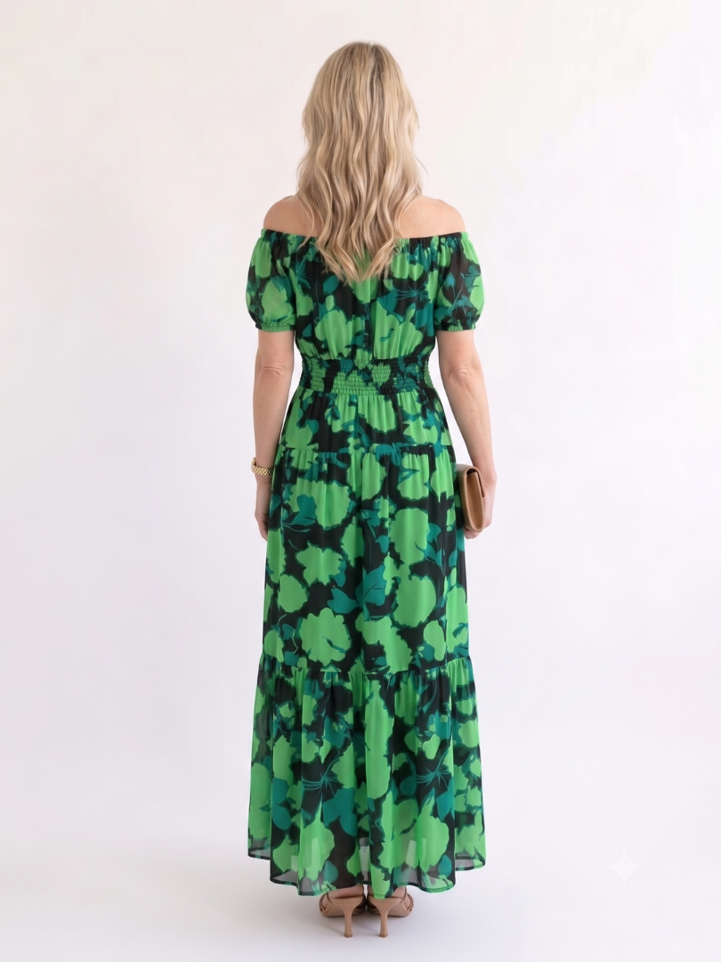 Women’s Off-Shoulder Floral Dress | Maxi
