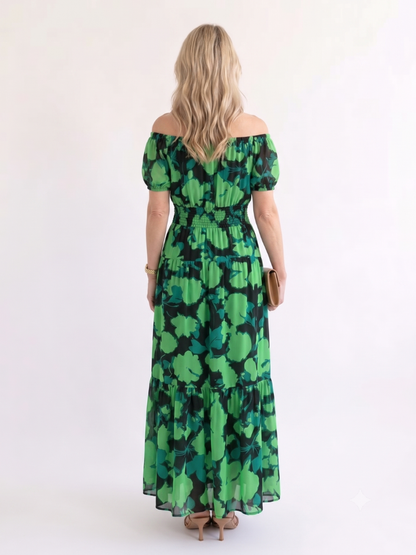 Women’s Off-Shoulder Floral Dress | Maxi