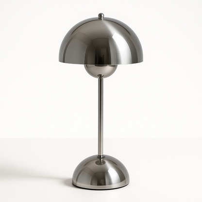 Scandinavian Design Lamp with Flower Glow
