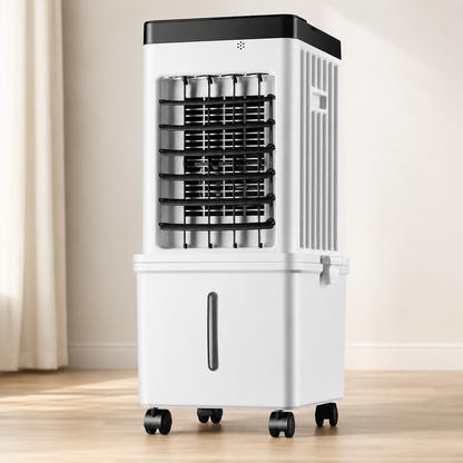 Portable Evaporative Cooling Fan with 12-Hour Timer