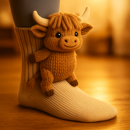 Plush Non-Slip Winter House Socks for Cozy Comfort - Unisex