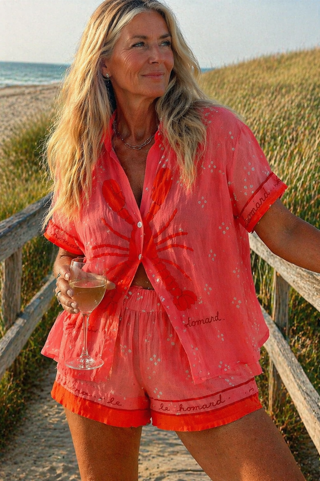 Women's Summer Two-Piece Matching Set | Shirt and Shorts