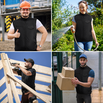 Cooling Vest with Dual Fans for Outdoor Work and Portable Heat Relief
