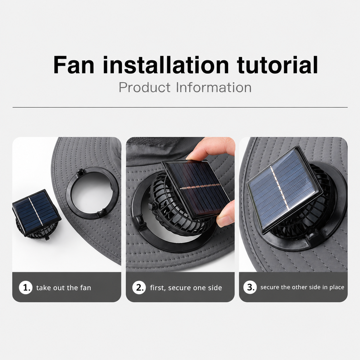 Rechargeable Dual Fan Cooling Hat for Outdoor Activities, Hiking, Camping, and Golfing