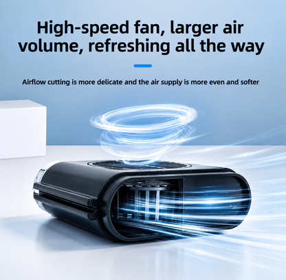 USB-Powered Cooling Fan for Car Seats, Adjustable Three-Speed Settings, Enhanced Ventilation Comfort