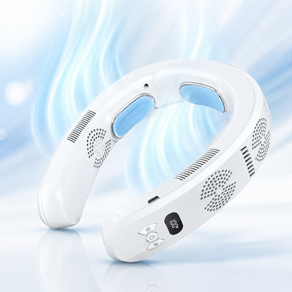 3 Zone Neck Cooler and Heater, All-Weather Wearable Neck Fan