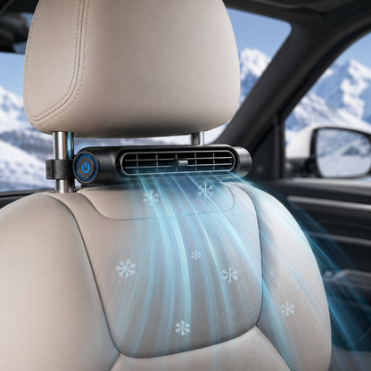 3-Speed USB Car Seat Cooling Fan - Ventilated Seat Cooler for Vehicles