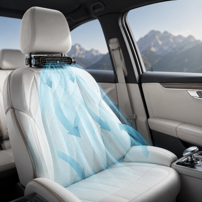 3-Speed USB Car Seat Cooling Fan - Ventilated Seat Cooler for Vehicles