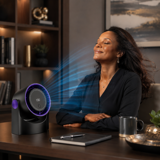 Compact Wireless USB Fan for Home, Office, Bedroom, and Dorm Cooling