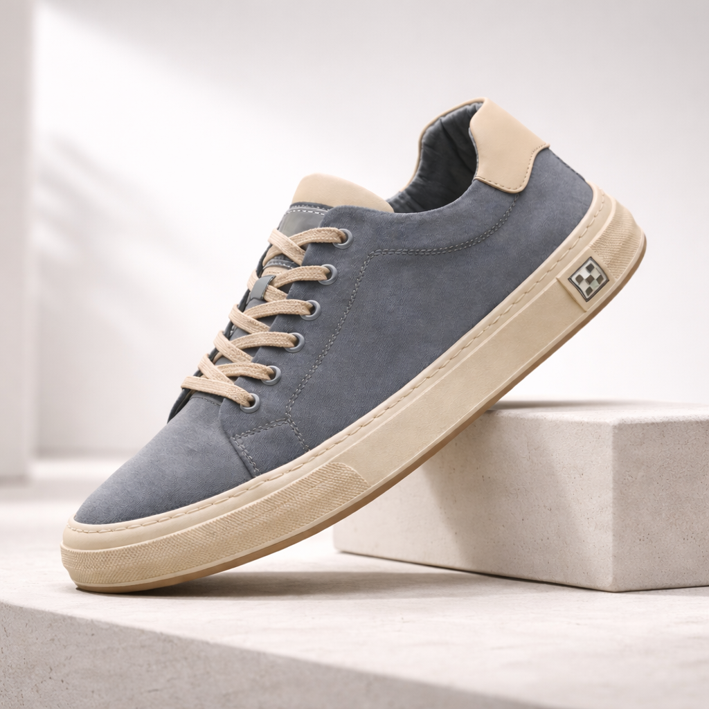 Men's Casual Flat Walking Sneakers | Low-Top