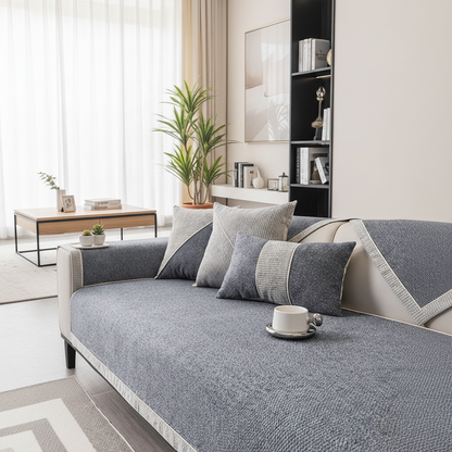 Non-slip Cotton-Linen Sofa Cover for All Seasons