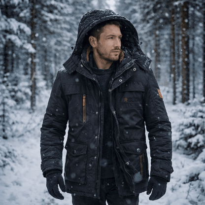 Padded Parka for Warmth and Protection on Cold Days