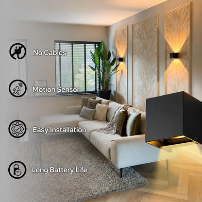 Wireless and Luxurious Wall Lamp