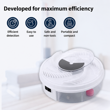 Silent Fly Trap with Rotating Bait Chambers | Quiet & Eco-Friendly | Suitable for Indoor & Outdoor Use