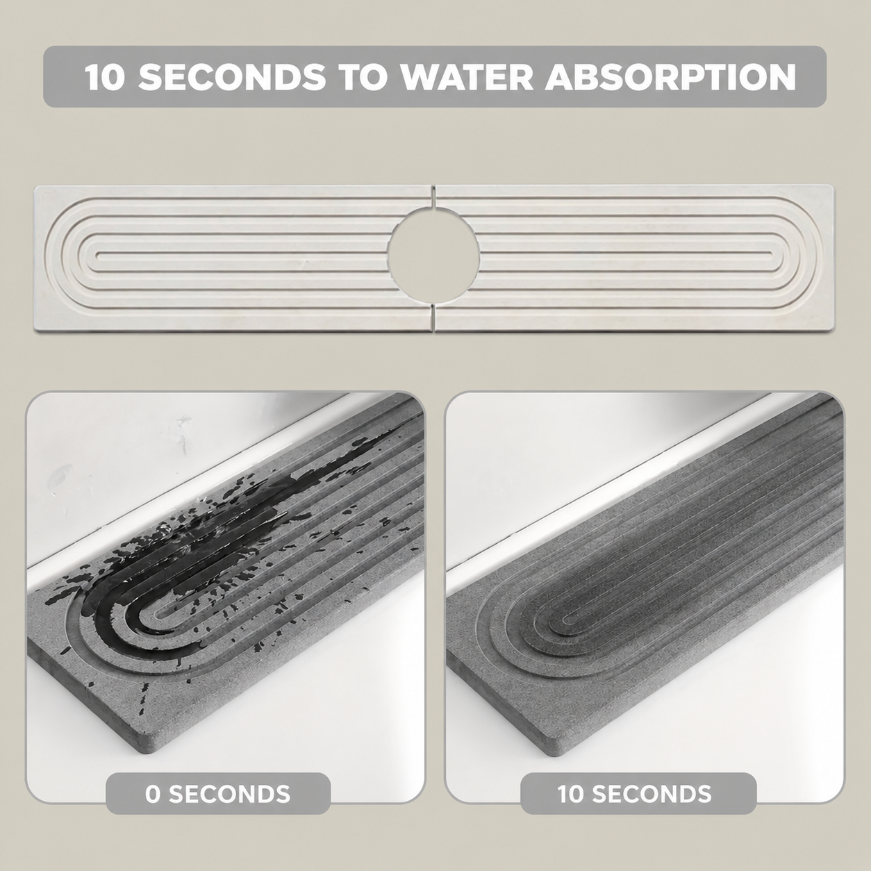 Water-Absorbing Coaster