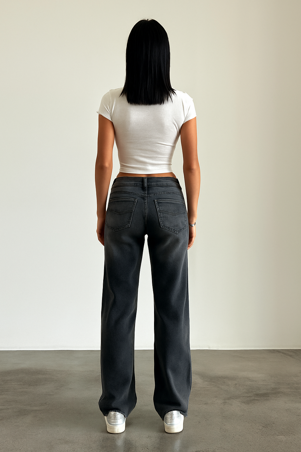 Women’s Casual Low Waist Baggy Cut Jeans | Loose Fit