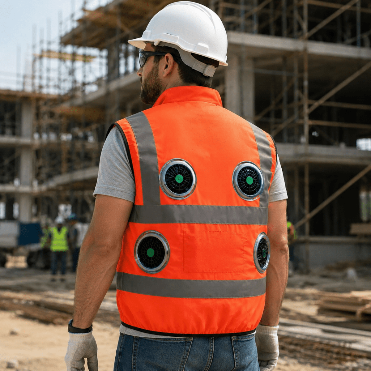 Cooling Vest with Fan System for Enhanced Comfort at Work