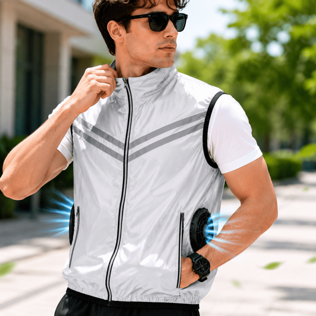 Cooling Vest with Built-in Fan for Comfortable Summer Wear