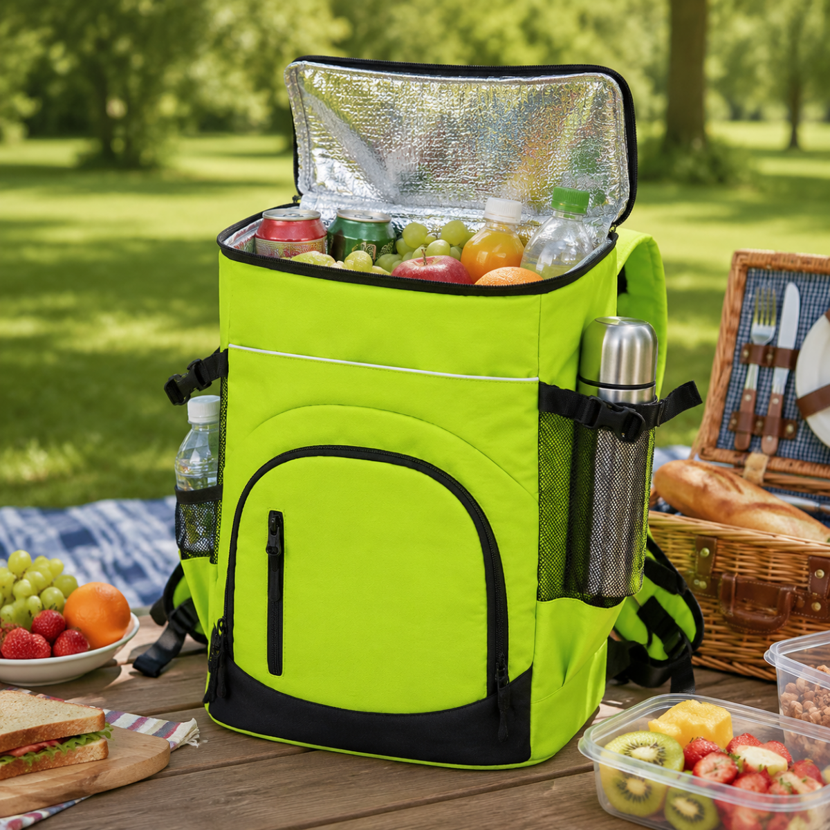 Insulated Cool Backpack for Fresh Drinks and Snacks on the Go