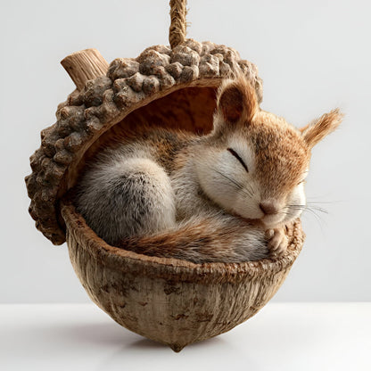 Woodland Animal Christmas Tree Ornaments - Acorn Holiday Decor