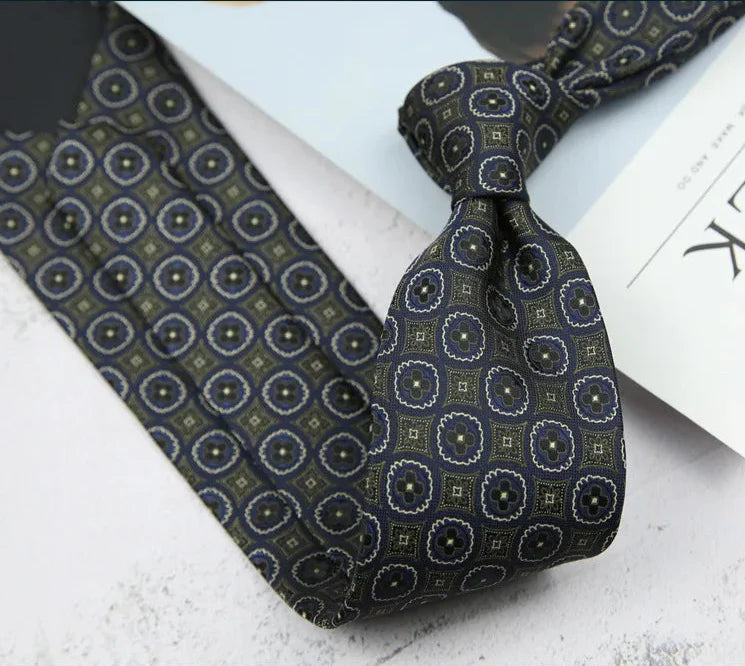 Men's Business Casual Neckties | Striped and Dotted Style