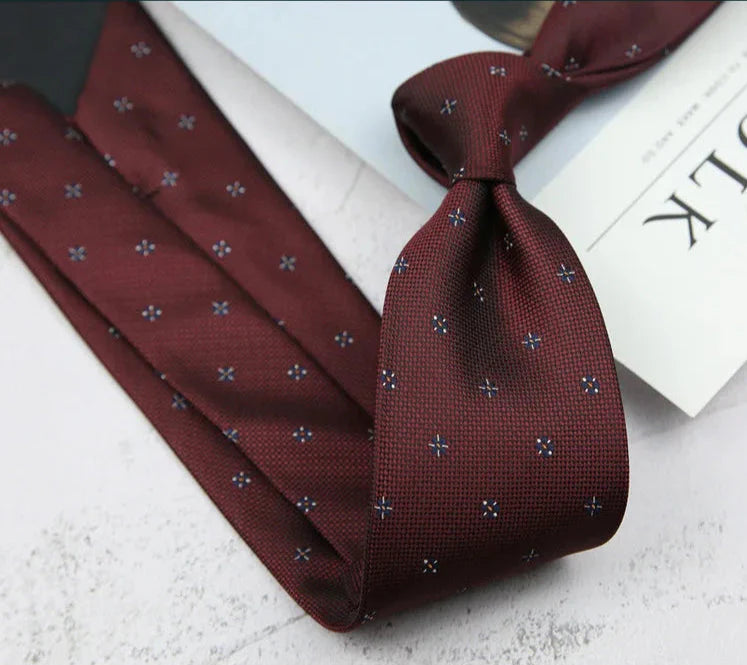 Men's Business Casual Neckties | Striped and Dotted Style