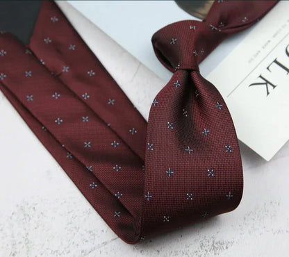 Men's Business Casual Neckties | Striped and Dotted Style