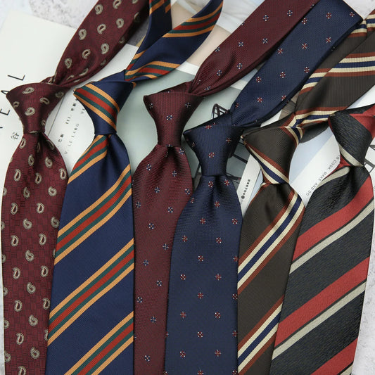 Men's Business Casual Neckties | Striped and Dotted Style