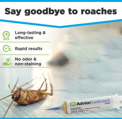 Non-Toxic Cockroach Gel Bait, Effective Cockroach Killer, Pest Control Solution