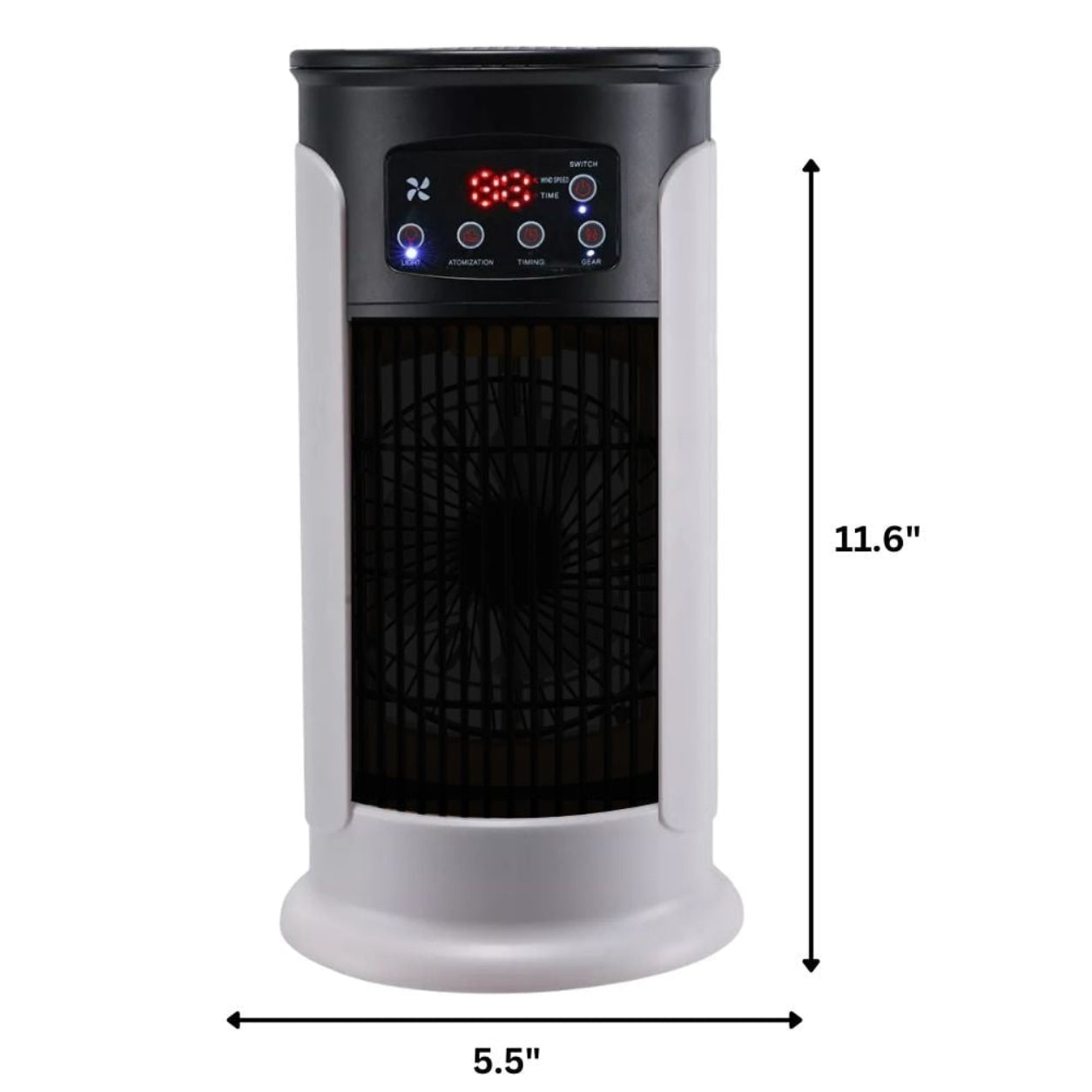 Energy-Efficient Compact Portable Evaporative Air Conditioner for Cooling