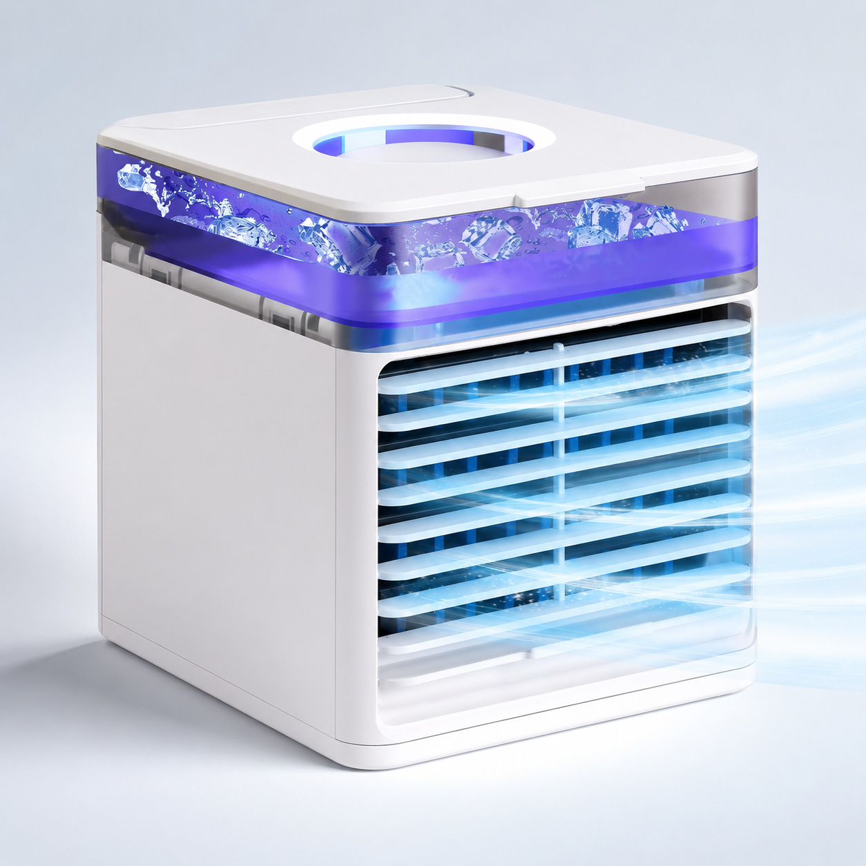 Portable Desktop Air Conditioner and Humidifier for Cooling