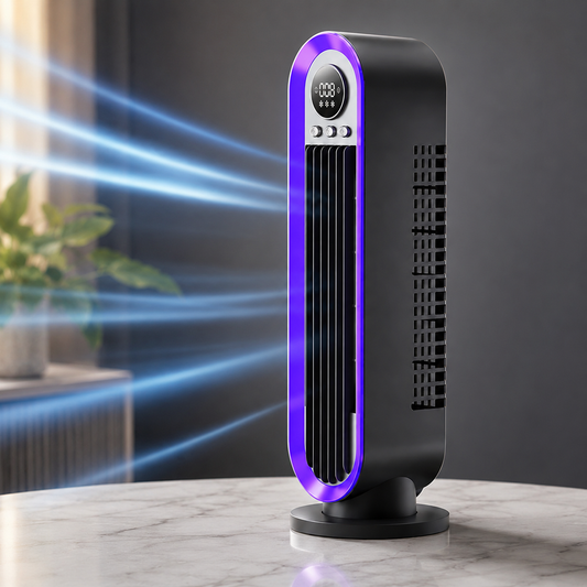 Portable Oscillating Tower Fan - Slim, Quiet, and Cooling Design