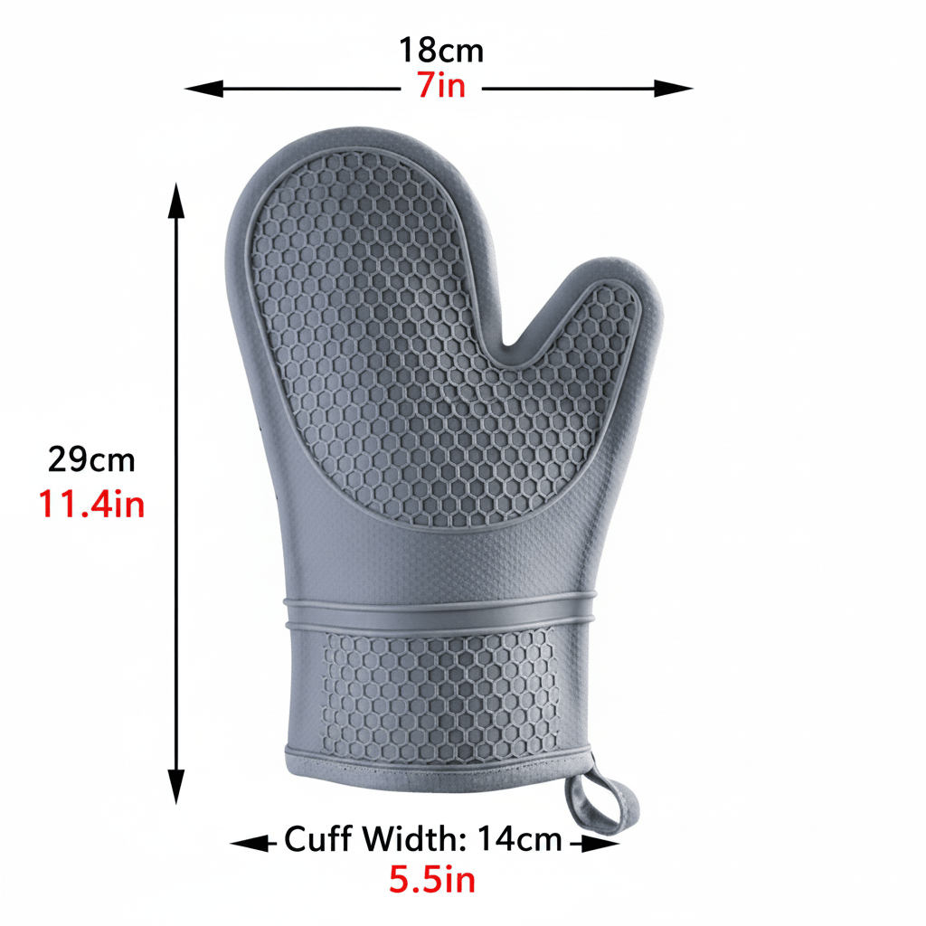 Non-Slip Silicone Oven Gloves for Ultimate Heat Protection