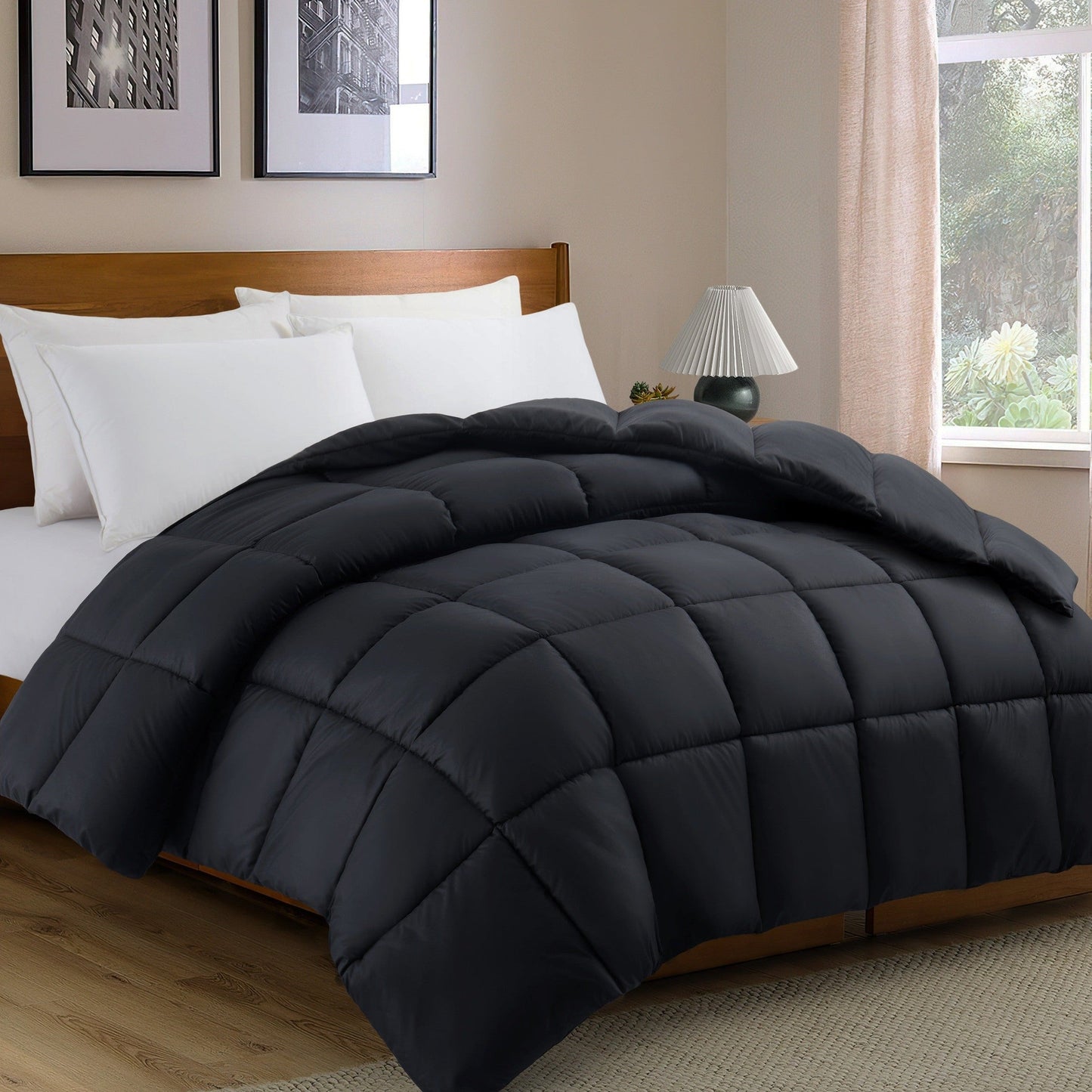 Extra Soft Reversible Quilted Comforter 220x240 – Cozy and Suitable for All Seasons