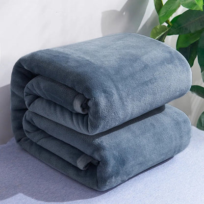 Reversible Sherpa Fleece Blanket – Ultra Warm, Soft, and Comfortable for All Seasons, Machine Washable