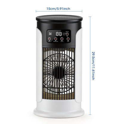 Versatile 3-in-1 Portable Air Cooler with Humidifier and LED Night Light