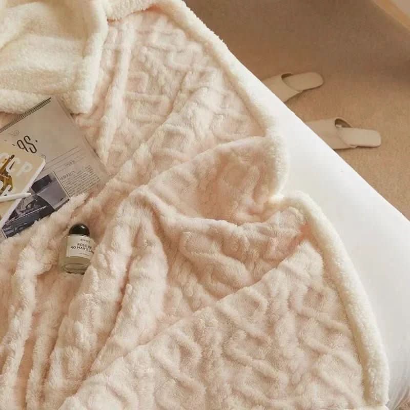 Fluffy Lambswool Blanket for Ultimate Warmth