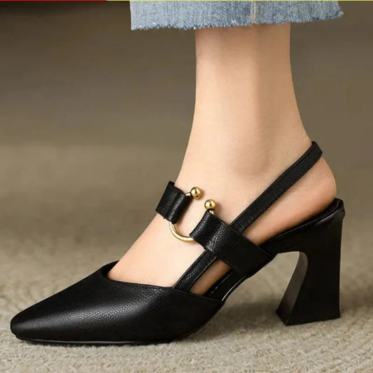Women's One-strap Heels | Thick