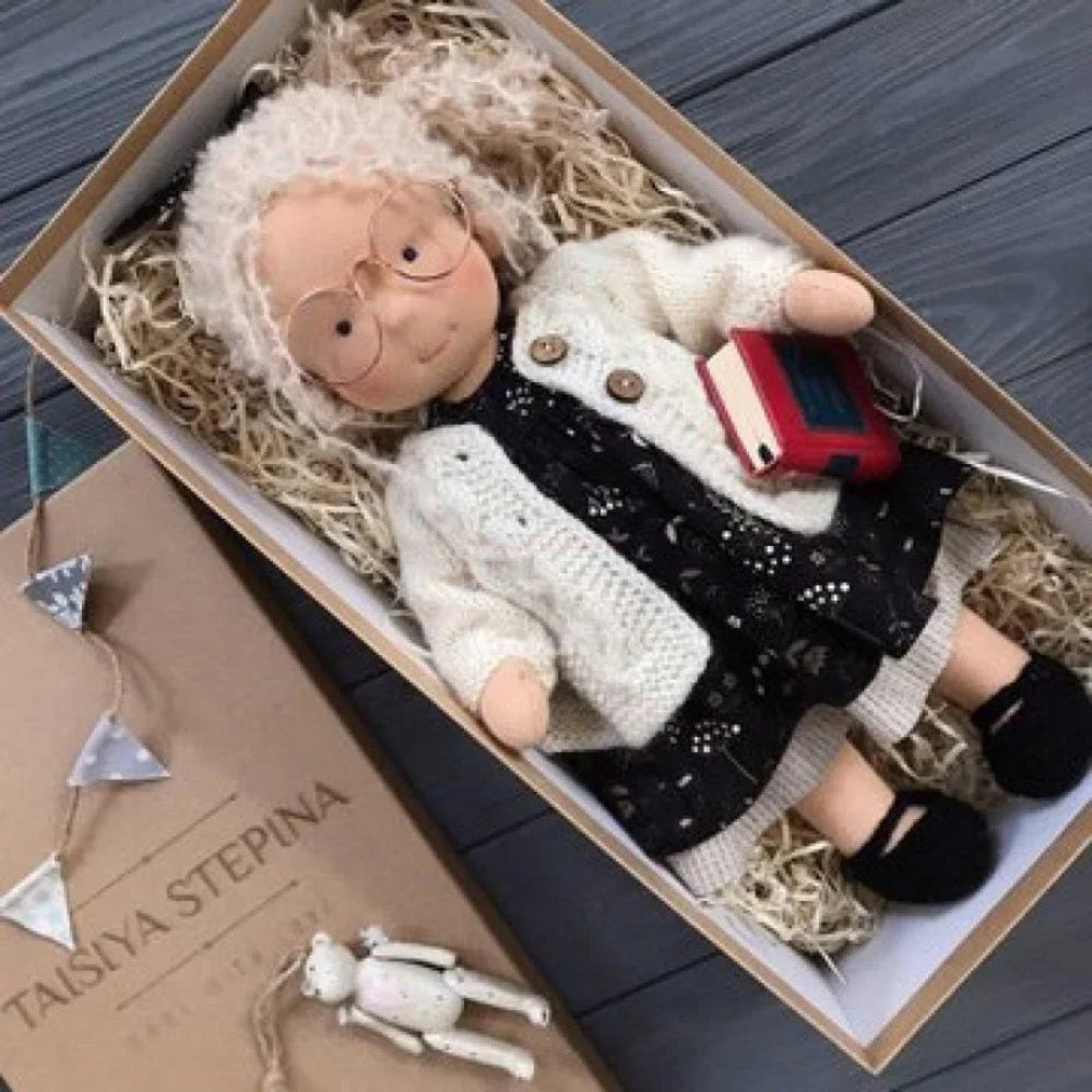 Waldorf-Style Soft Fabric Doll Toy - Ideal Gift for Kids
