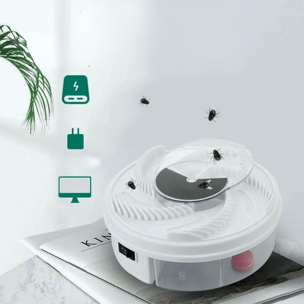 Silent, Eco-Friendly Fly Catcher for Kitchen, Living Room, and Garden