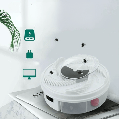 Silent, Eco-Friendly Fly Catcher for Kitchen, Living Room, and Garden