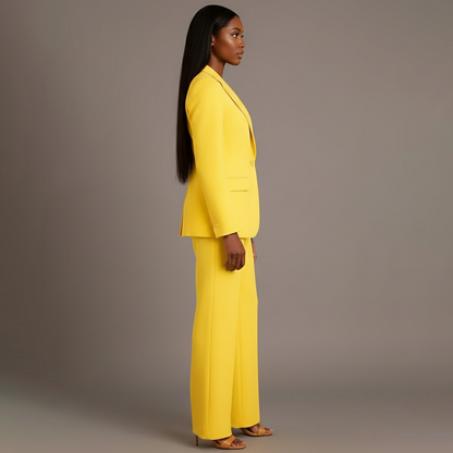 Ensemble tailleur-pantalon pour femme | Coupe longue sur mesure