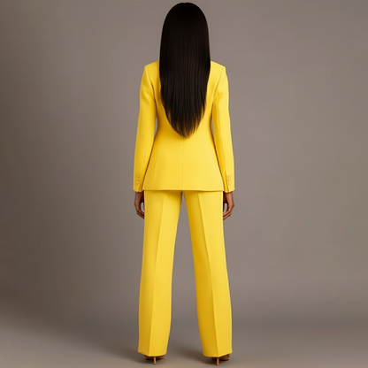 Ensemble tailleur-pantalon pour femme | Coupe longue sur mesure