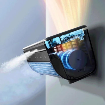 Portable Air Conditioner with Rapid Cooling and Long Battery Life for Wall Mounting